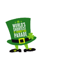 World's Shortest St. Patrick's Day Parade Sticker