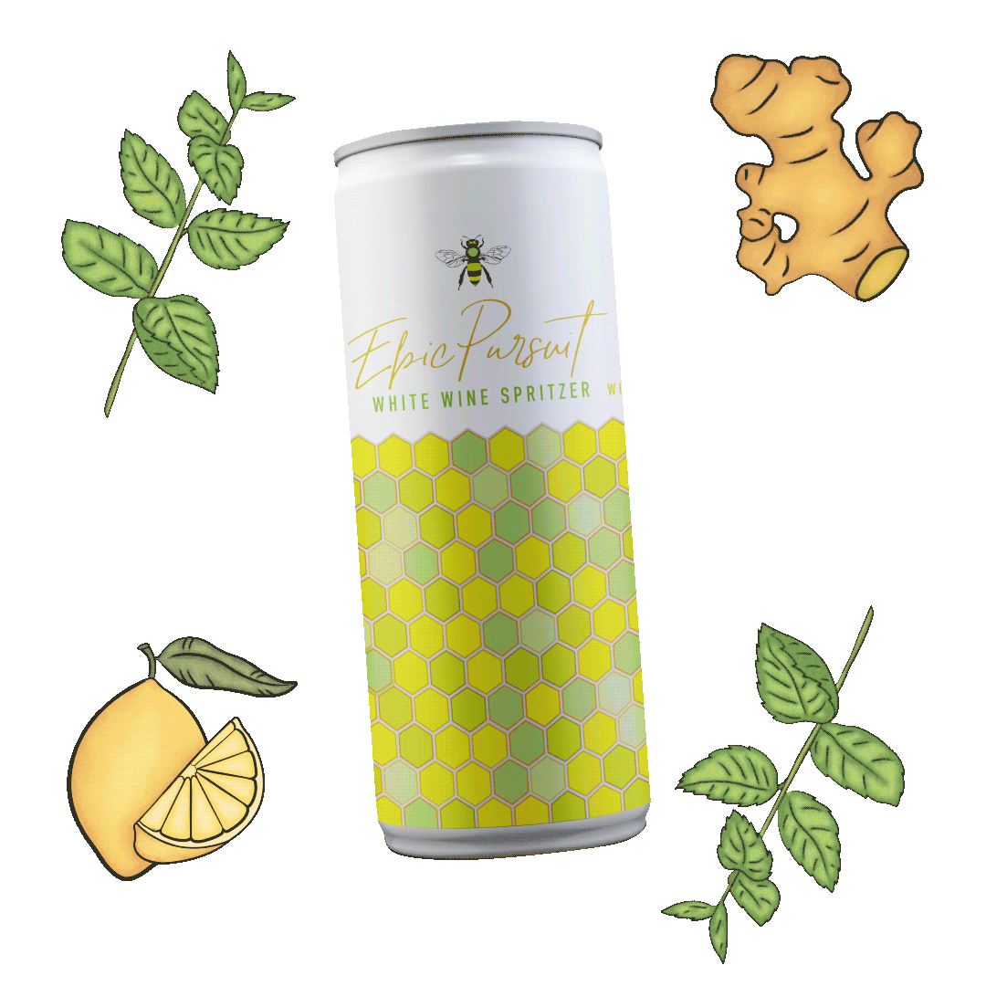 White Wine Sticker by Epic Pursuit by Scout & Cellar for iOS & Android