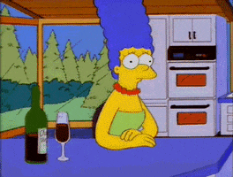 the simpsons marge GIF