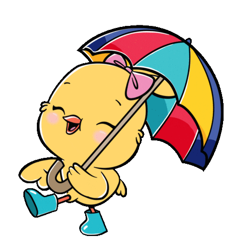 Rainy Day Dancing Sticker by Canticos World for iOS & Android | GIPHY