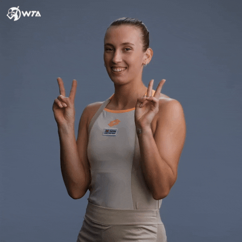 Elise Mertens Thumbs Up GIF by WTA