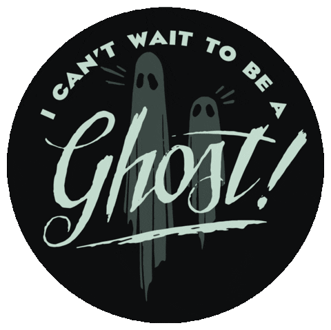 Halloween Ghost Sticker by Claire Hummel