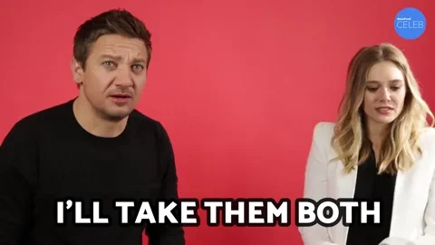 Jeremy Renner Ill Take Both GIF by BuzzFeed
