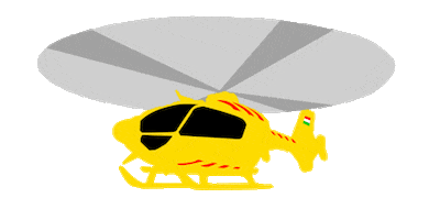 Doctor Helicopter Sticker by HUNHEMS