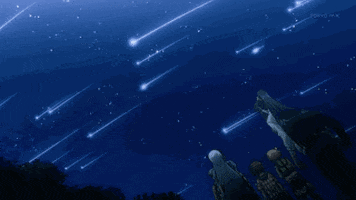 meteor shower star GIF