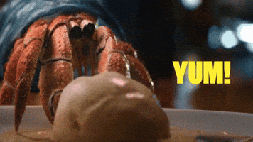 Ice Cream Crab GIF by JoinZuzu