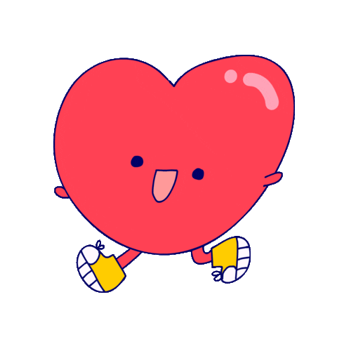 Valentines Day Running Sticker by BuzzFeed Animation