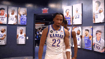 Kansas Basketball Rock GIF by Kansas Athletics