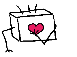 Schwarz Bussi Sticker by Bummelkasten