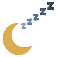 Tired Good Night Sticker