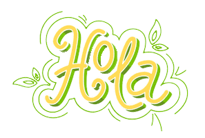 Hola Sticker by LES Art Resort