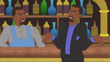 kanye west animation GIF by AOK