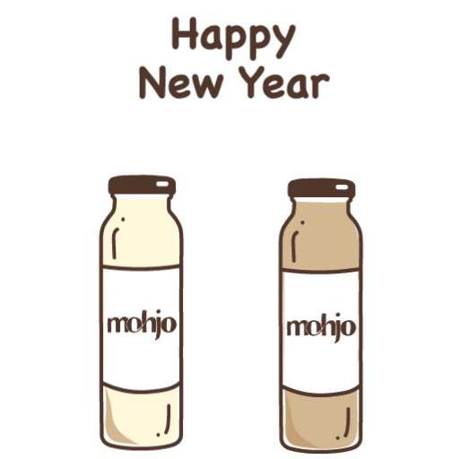 New Year Friends Sticker by findyourmohjo