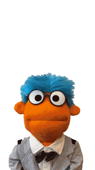 Laugh Puppet Sticker by COMIKACOMPANY