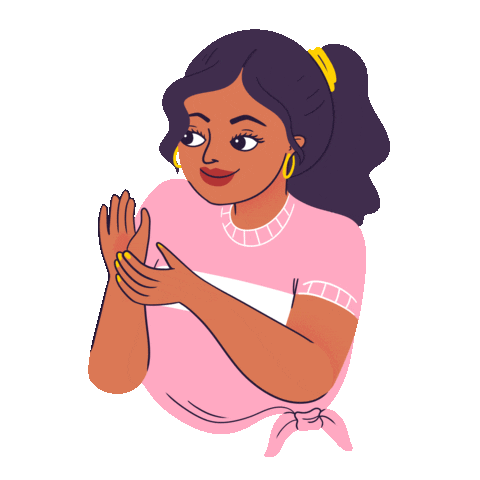 Happy Woman Sticker by LittleThings