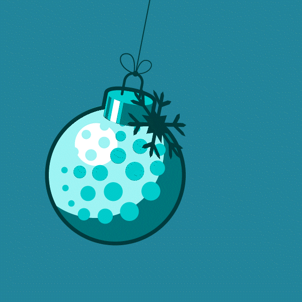 Christmas Illustration GIF by GolfStatus