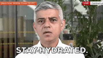 Stay Hydrated Heat Wave GIF by GIPHY News