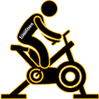 Workout Bike Sticker by Éconofitness