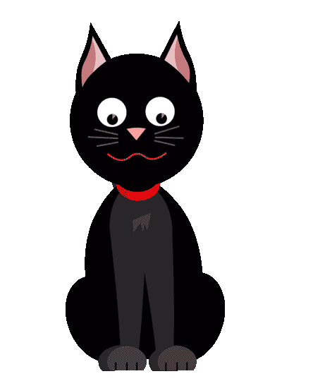 Cat Animation Sticker by BlackCatVideo