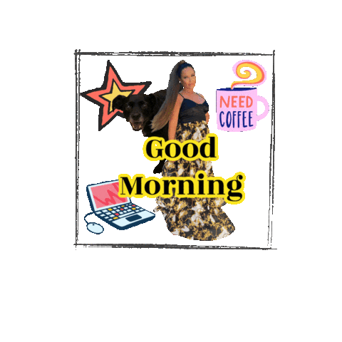 Good Morning Coffee Sticker by LeeAnne Locken