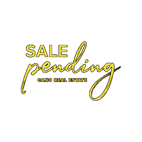 Sale Pending Sticker by Cano Real Estate