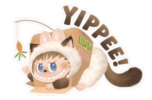 Cat Naptime Sticker by popmartglobal