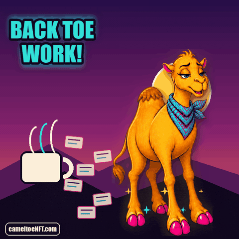 Long Weekend Work GIF by CamelToe