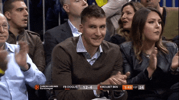 clapping smile GIF by EuroLeague