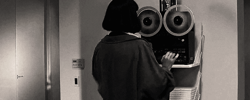black and white dancing GIF