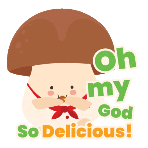 Happy Food Sticker by MushMush