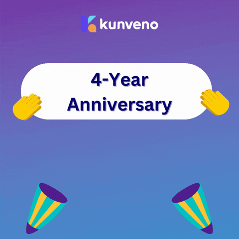 Four Years Congratulations GIF by Kunveno