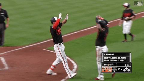 Celebration Team GIF by Baltimore Orioles - Find & Share on GIPHY