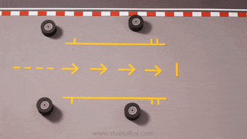 changing pit stop GIF by Studio Flox