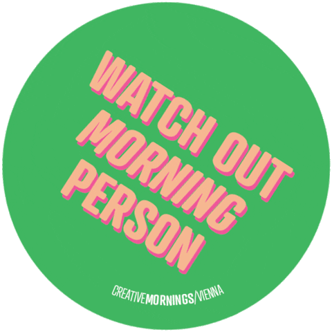 Creative Mornings Vienna Sticker