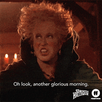 Tired Good Morning GIF by Freeform Tired Good Morning GIF by Freeform