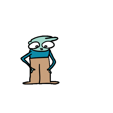 Too Big Pants Sticker