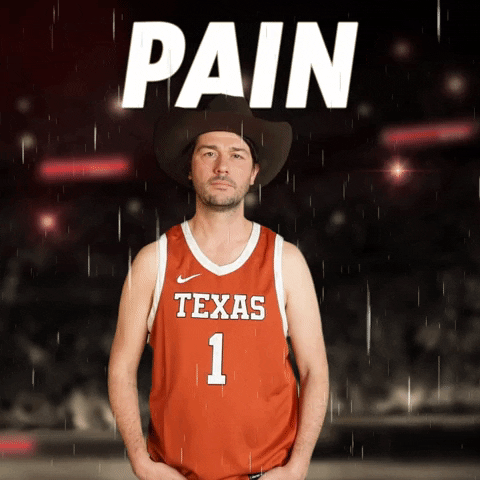 Sad Texas Longhorns GIF by Basketball Madness