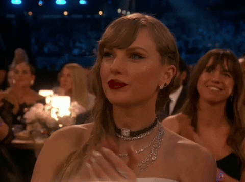 Taylor Swift Yes GIF by Recording Academy / GRAMMYs - Find & Share on GIPHY