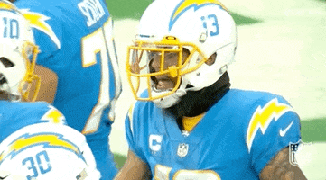 Los Angeles Chargers Hug GIF by NFL