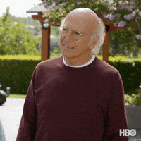 Larry Reaction GIF by Curb Your Enthusiasm