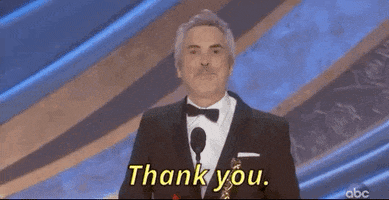 Alfonso Cuaron Thank You GIF by The Academy Awards