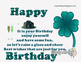 hbeautytips8 anime birthday happy birthday message GIF