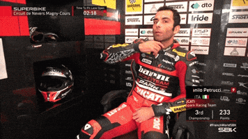 Danilo Petrucci Hello GIF by WorldSBK