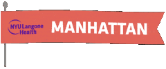 Flag Manhattan Sticker by NYU Langone Health