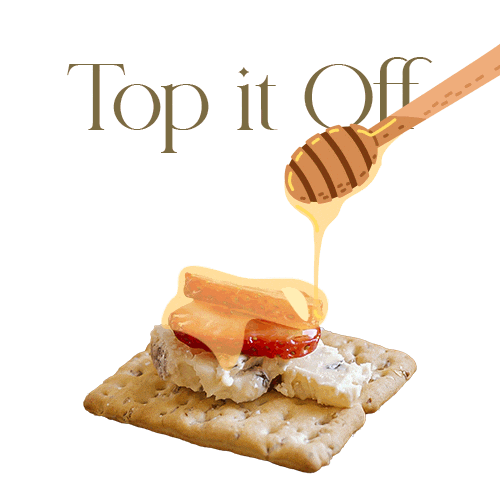 Snacking Gold Standard Sticker by Wellington Crackers