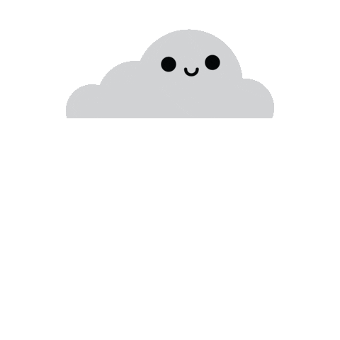 Rain Cloud Sticker by mlbeprojects