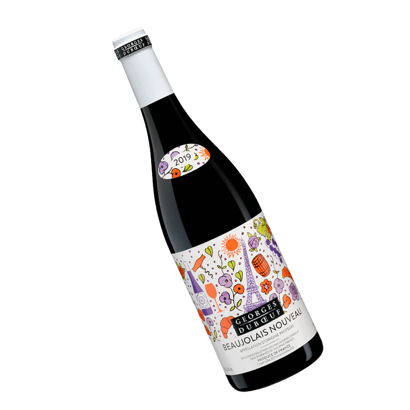 Nouveau Beaujolais Sticker by Ferrer y Asociados for iOS & Android GIPHY