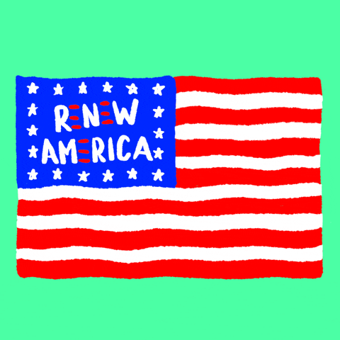 creative-courage vote flag america freedom GIF