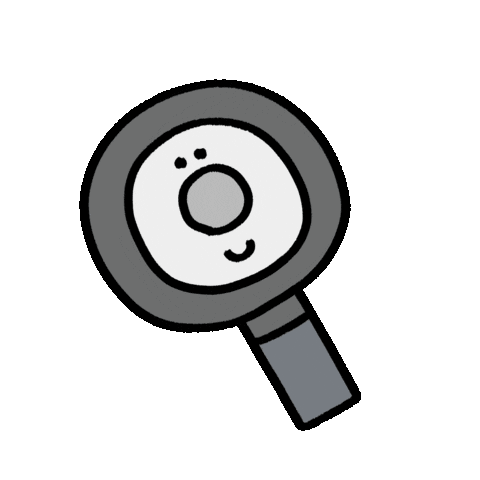 Illustration Search Sticker
