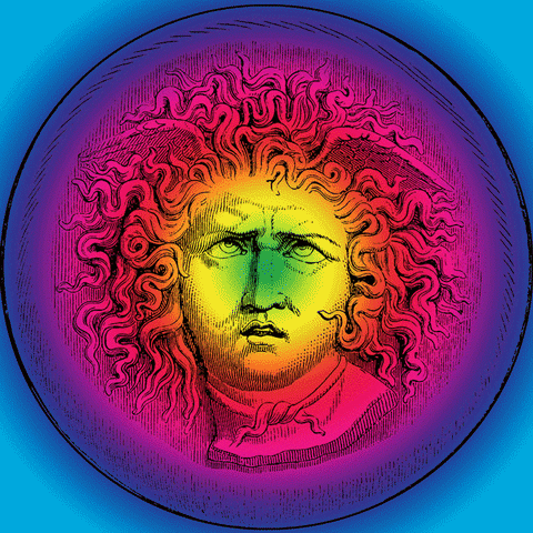 Head Medusa GIF by RetroCollage